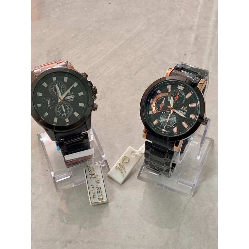 Jam tangan Rantai Mirete original Jam tangan pria COD