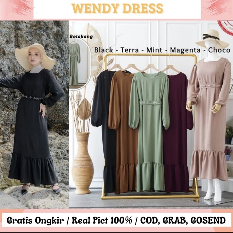 WENDY DRESS / DRESS KONDANGAN / DRESS PESTA / SERAGAMAN / BRIDESMAID