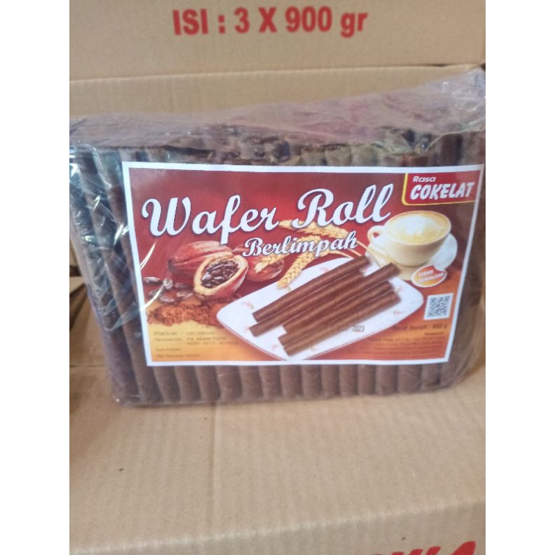 

wafer roll kemasan 900gr