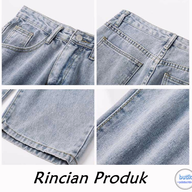 Jeans Pria Panjang Kasual Jeans Pria Santai Straight Baggy Pants Pria Jeans Celana Kulot Oversize Pria Jeans Korean Style Pria