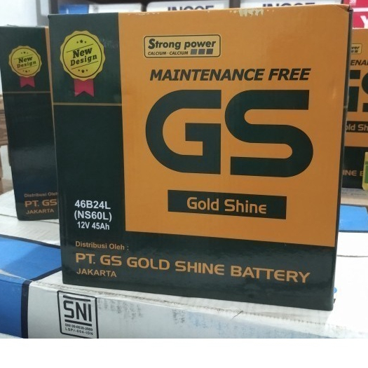 Aki GS NS60 Avanza Rush Corona Lama Taruna Terios Xenia APV Escudo Swift SX Over Side Kick X Over Mo