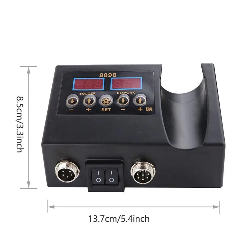 750W Soldering Station 8898 Digital Display Welding Rework Station For Cell-Phone Soldering Iron Hot Air Repair