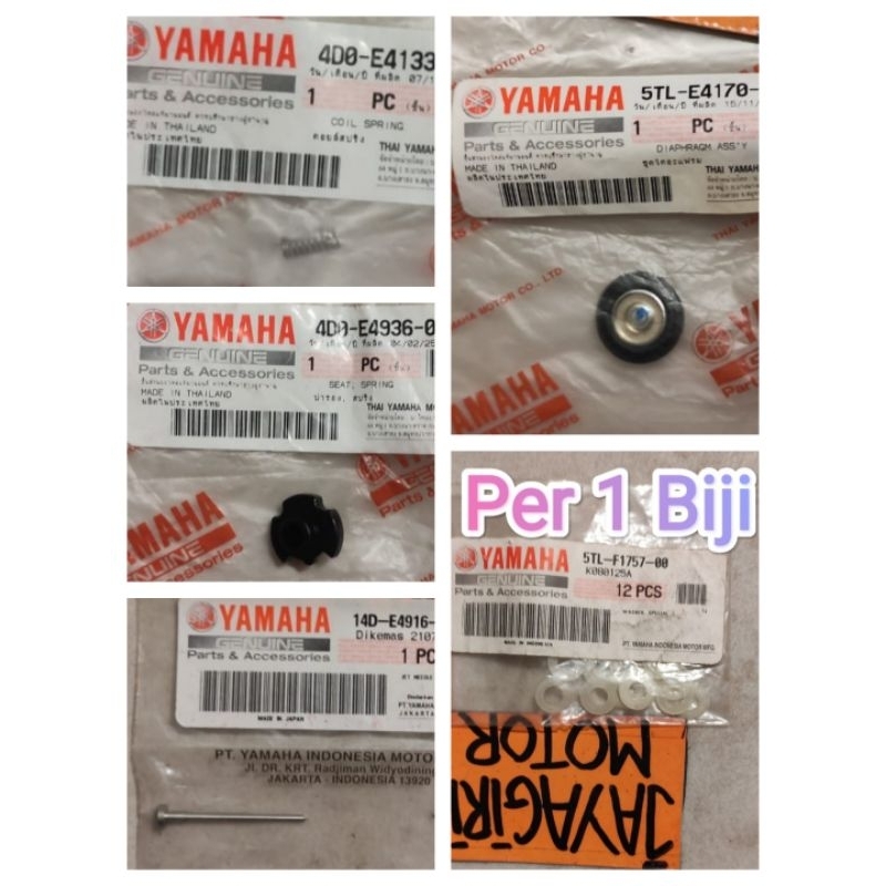 Carburator Repair Kit MIO Yamaha 5TL YGP 14D 4D0 Main Jet Karburator Carbu Karbu Isi Dudukan Per Jar
