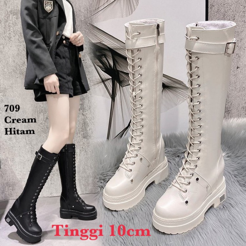 SEPATU LONG BOOTS FASHION KOREA  709