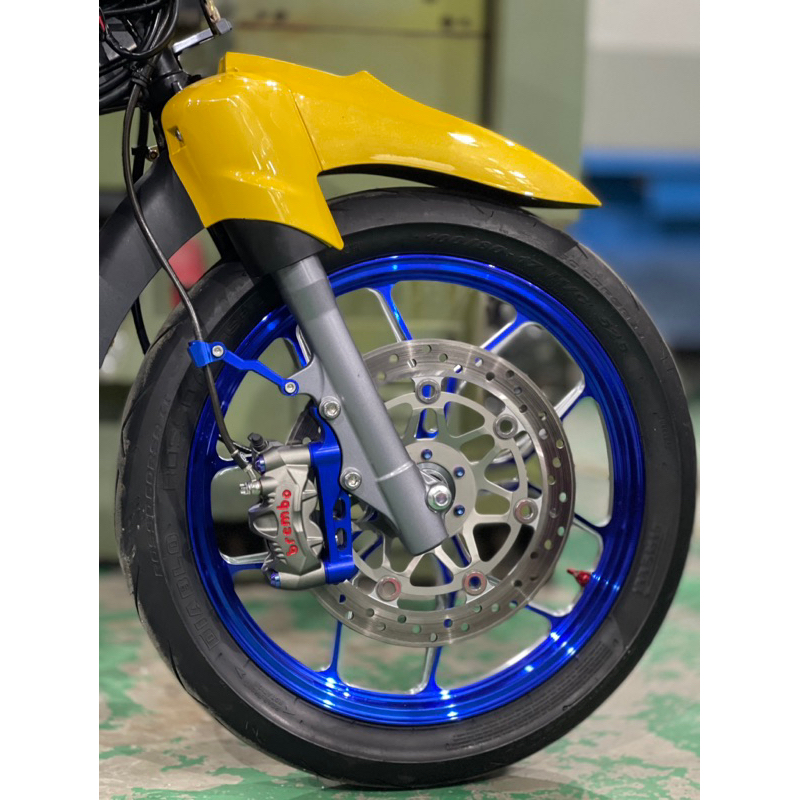 BREKET KALIPER BREMBO GP4RS YAMAHA 125ZR PITCH 108 DISC 300