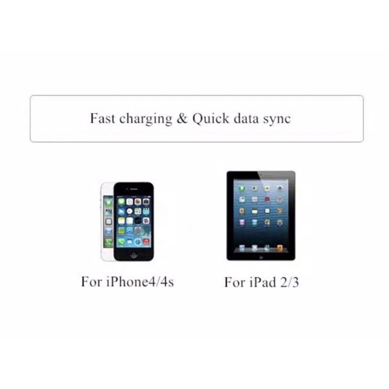 usb kabel data vibox 30pin for ipad123 premiun kabel tebal isi daya cepat full 100%