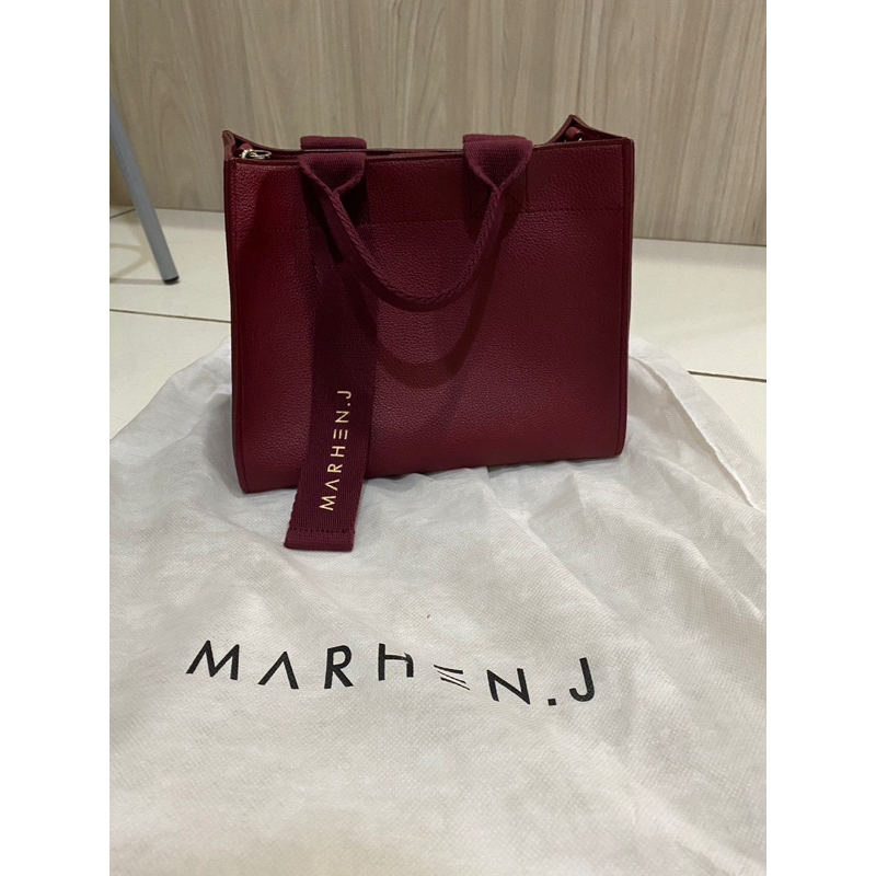 PRELOVED - Marhen J Cindy Bag Burgundy
