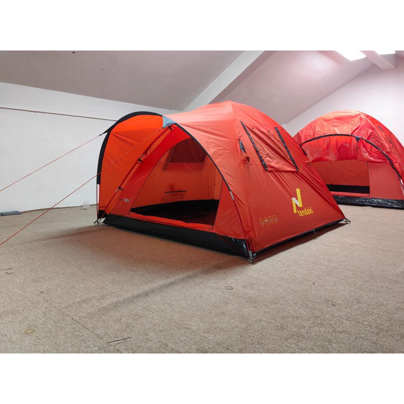 TENDAKI •Paket 1Dus Isi 4Tenda •Arundaya 4 •borneo4 double layer PU3000mm