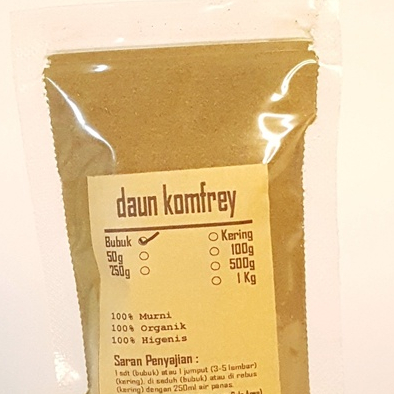 

TERMURAH BUBUK DAUN KOMFREY -250 GRAM