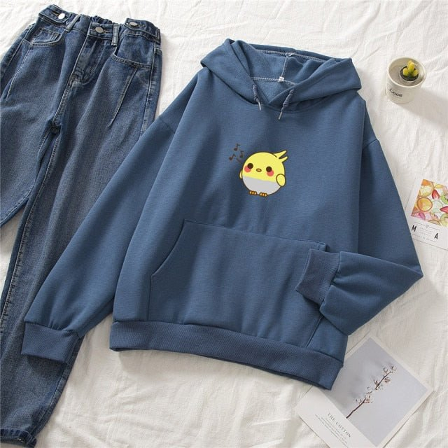 Jumper Hoodie Chicks  II  Sweater Hoodie Trendy II Sweter Oblong Topi Size M - XL ( Pria &amp; Wanita / Anak &amp; Dewasa )