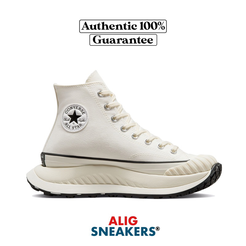 CONVERSE CHUCK 70S AT CX HIGH VINTAGE WHITE EGRET BLACK ORIGINAL