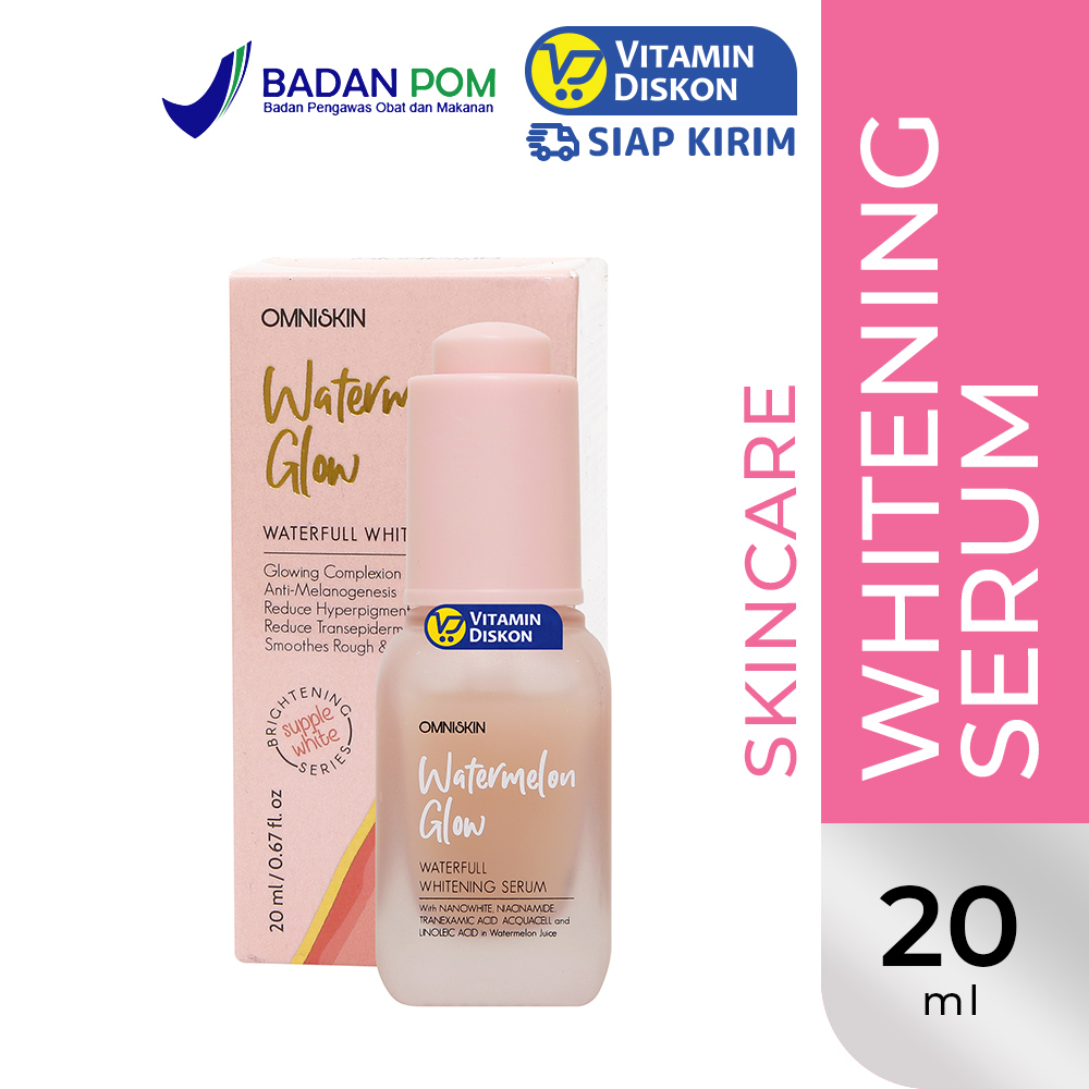 OMNISKIN WATERMELON GLOW WATERFULL WHITENING SERUM 20ML