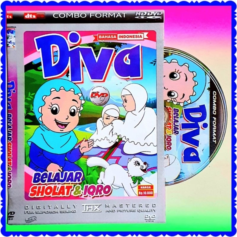 KASET FILM EDUKASI ANAK MUSLIM BELAJAR SHOLAT DAN IQRO-KASET DIVA-KASET EDUKASI ANAK ISLAMI-KASET ED