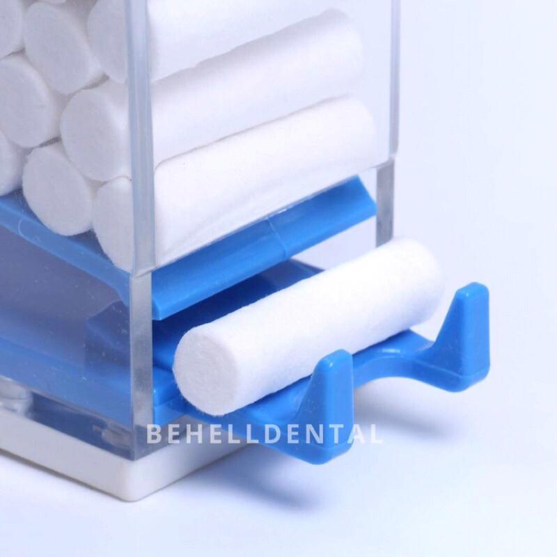 DISPENSER COTTON ROLL PREMIUM - Tempat Kotak Box Kapas Cotton Roll Dental Ortho - Behelldental