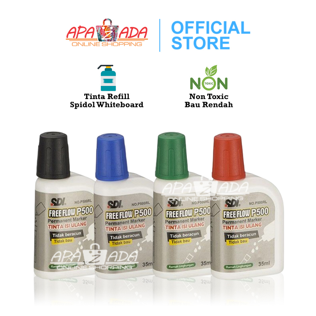 

Apazada Refill Isi Tinta Spidol Permanen / Refill Spidol Permanen P500RL Murah