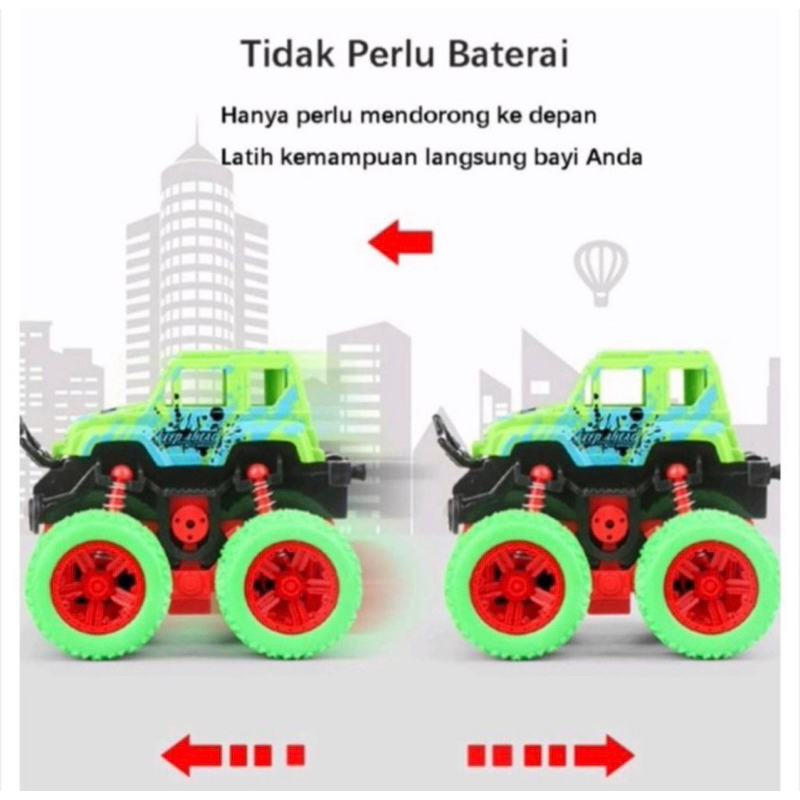 Mainan Mini Truck Off Road 4x4 - Mainan Anak Mobil Jeep Mini Monster - Mainan Jeep Mini truk