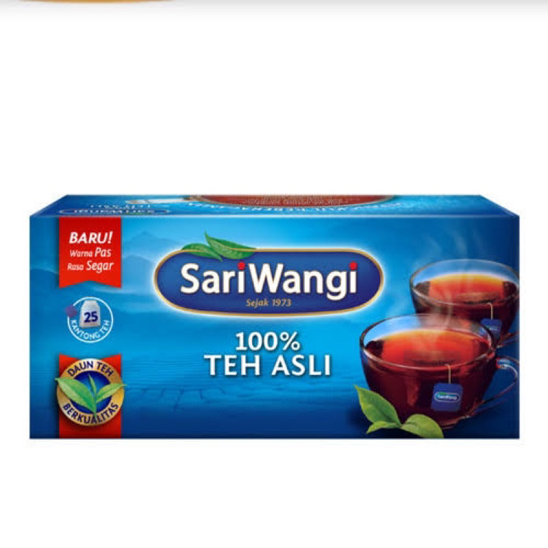

Teh Sari Wangi (25 Tea Bags) (3 Varian)
