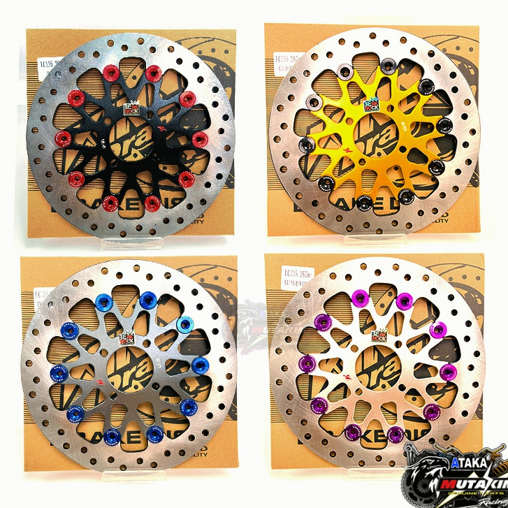 Kingdrag Disk 4 Lubang Piringan Cakram Depan 260 mm 125z Jupiter Z MX 135 Z1 Vega R ZR New Fizr MX