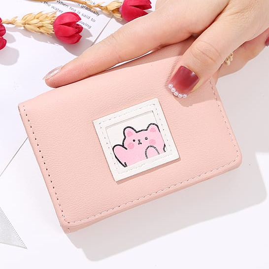 ♥DPS829♥ D230 Dompet wanita cantik dengan ikon kartun Dompet wanita kecil Dompet wanita lucu import Dompet wanita termurah Ideal untuk tamasya sehari-hari dan untuk membawa uang kembalian