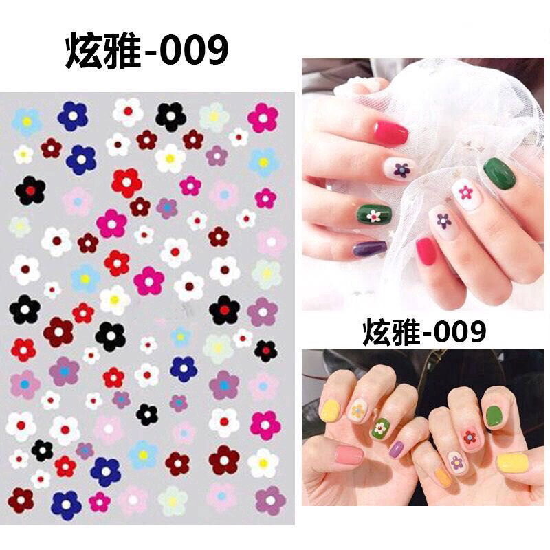 stiker kuku / nail sticker flower / tempelan kuku nail arts