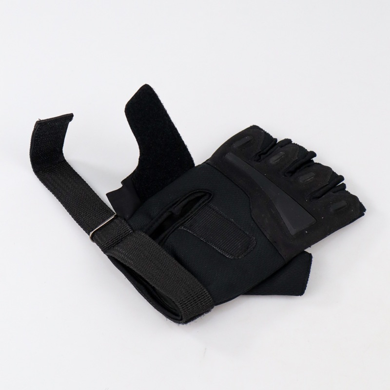 Black Eagle Sarung Tangan Motor Tactical Half Finger L - PC016