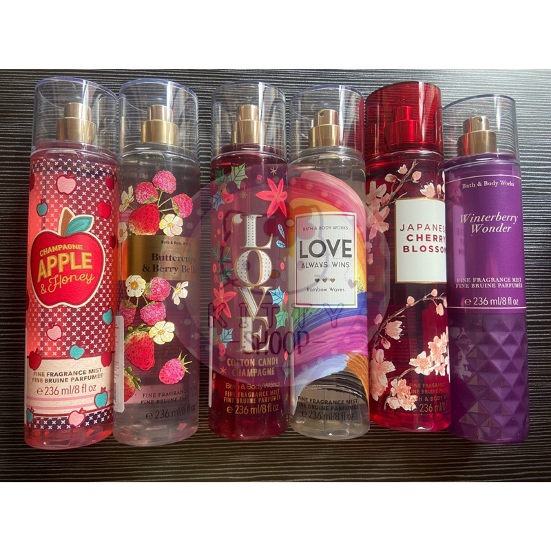 Bath &amp; Body Works - Body Spray &amp; Mists 236ml