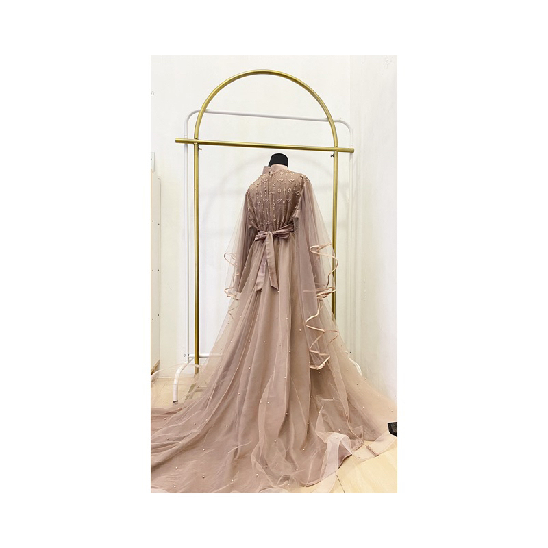 Mutia Dress || Gaun Pesta Muslimah || Gaun Pengantin