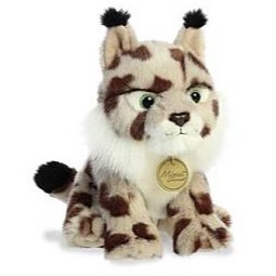 pabrik branded aurora world Realistic Stuffed Iberian Lynx Miyoni Plush harimau tiger lion macan lam