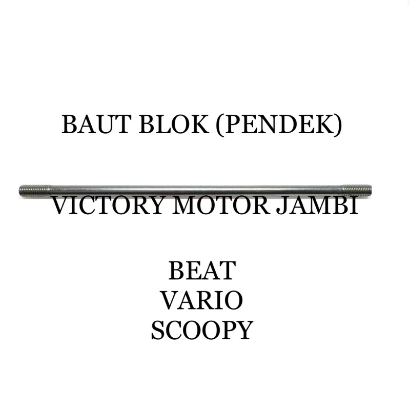 BAUT ANCER BLOK MESIN PENDEK PANJANG BEAT VARIO SCOOPY