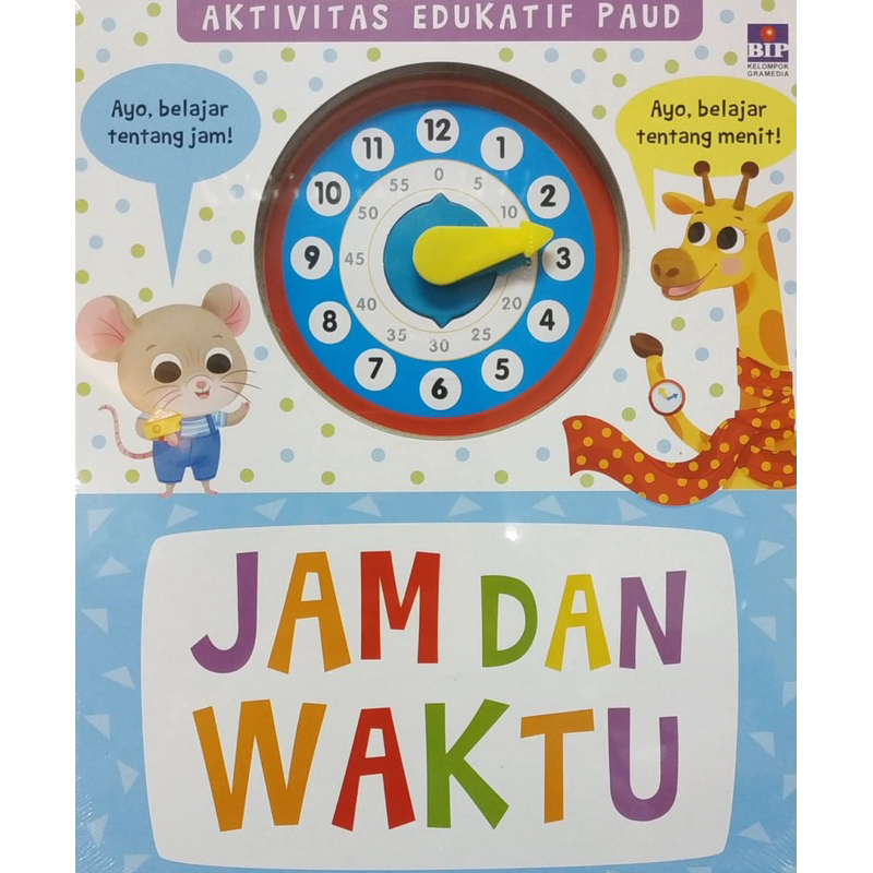 Buku Aktivitas Edukatif Paud: Jam Dan Waktu (Boardbook)