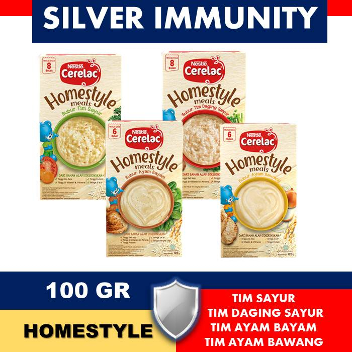 NESTLE CERELAC HOMESYLE 100 GR TIM AYAM WORTEL