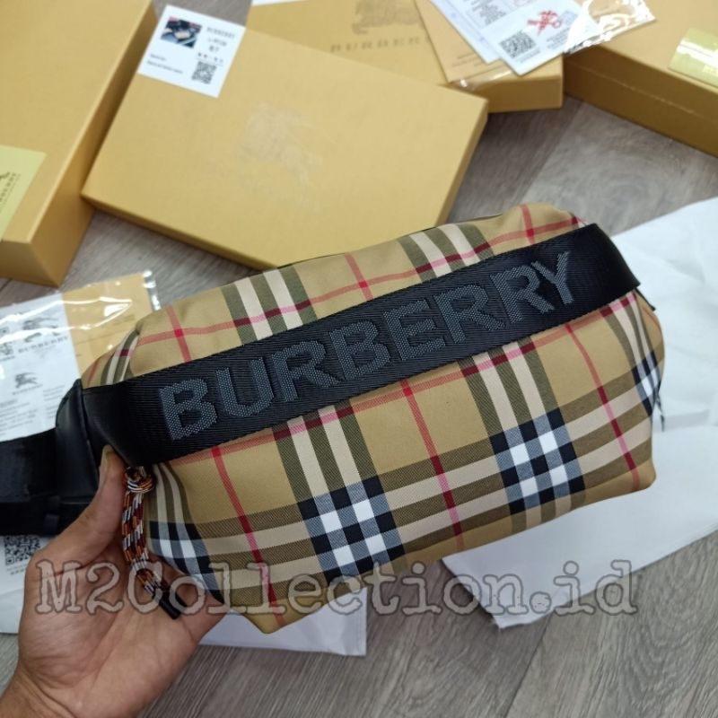 Belt Bag Burberry Waistbag  Tas pinggang Premium Authentic Quality