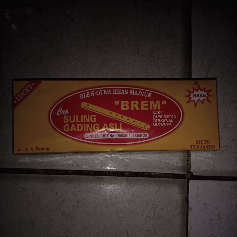 

Brem cap suling gading asli isi 3 pcs
