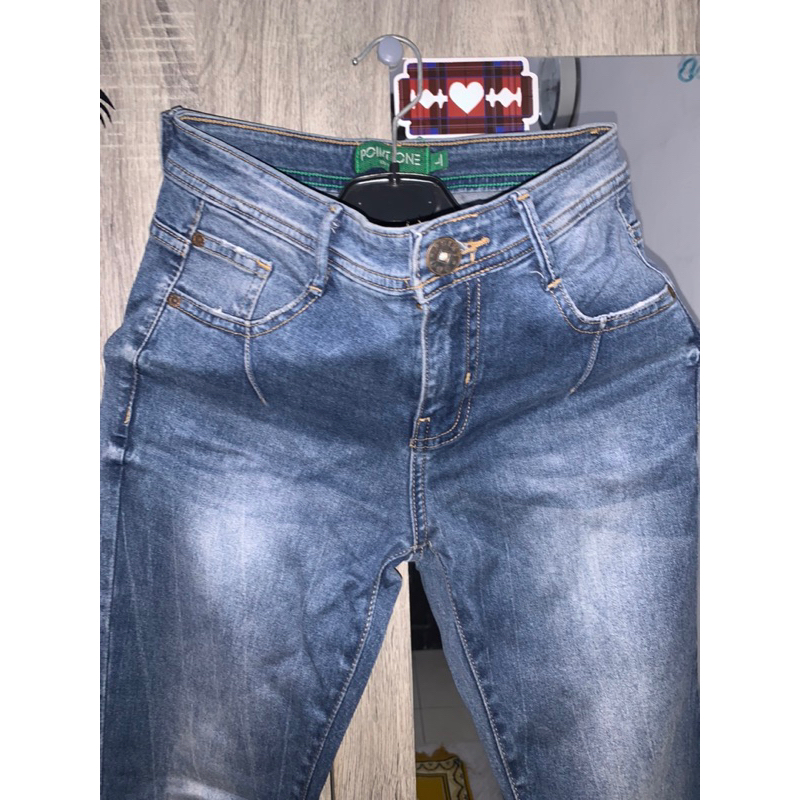 PRELOVED POINT ONE SKIRT JEANS LIMITED COLOR WANITA CELANA  JEANS