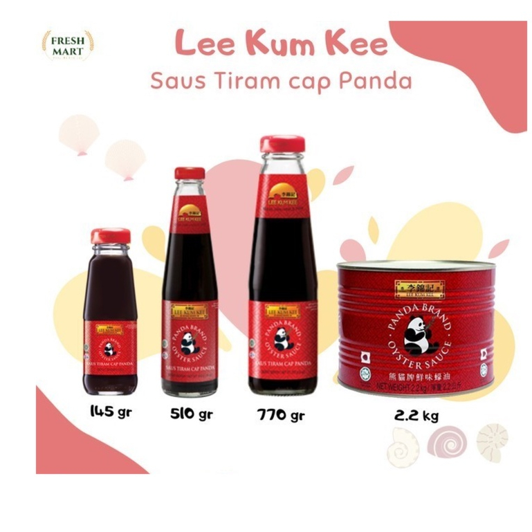 

LEE KUM KEE SAUS TIRAM CAP PANDA 510GR (OYSTER SAUCE PANDA BRAND)