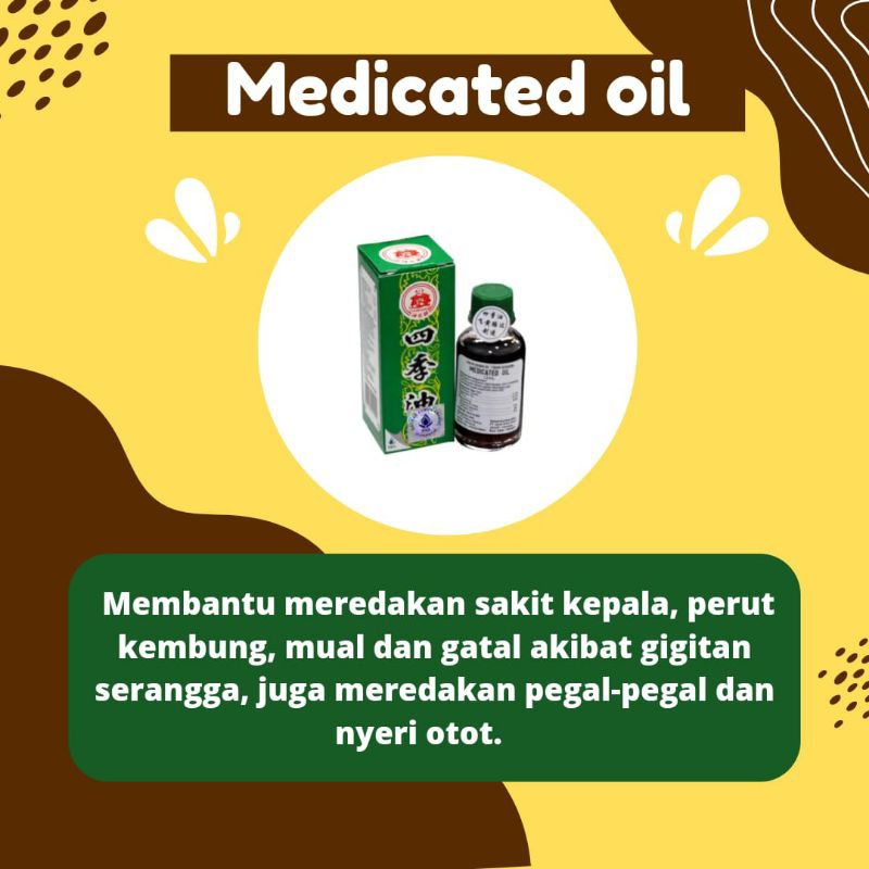 Medicated oil