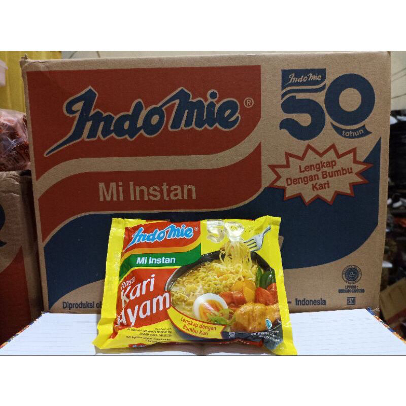 

Indomie Kari ayam 80 gram 1 karton