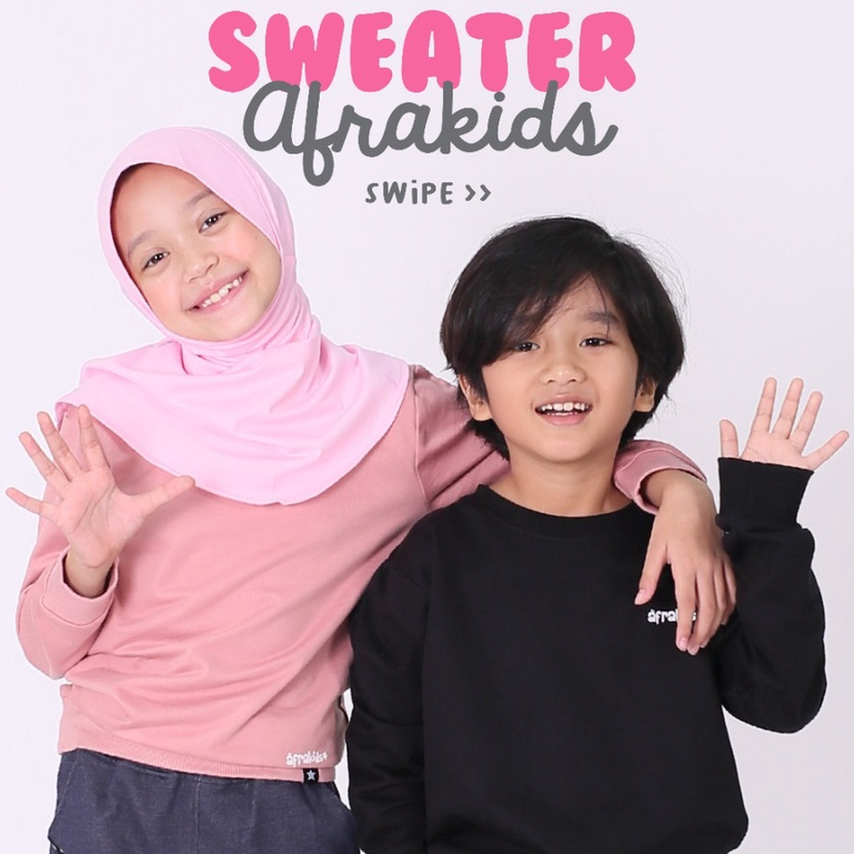 Sweater Anak Afrakids - Bahan Babyterry