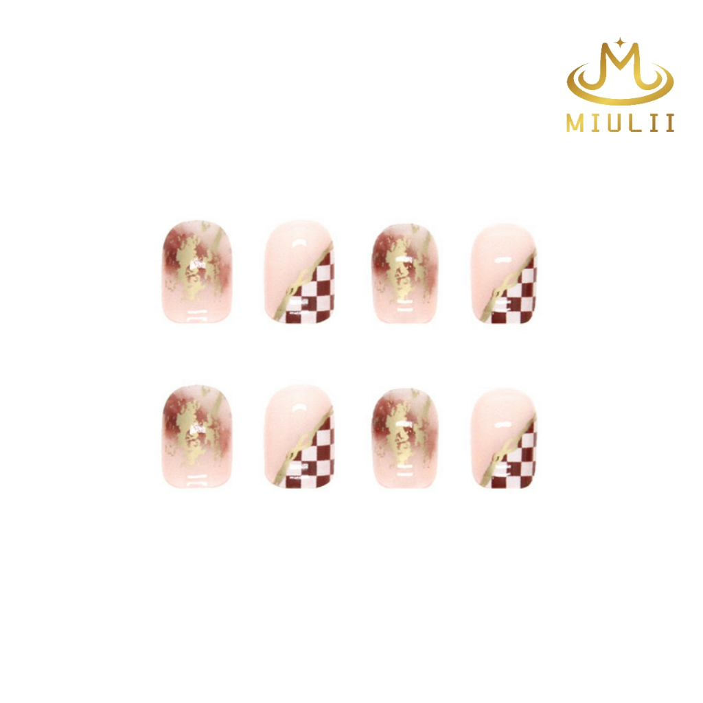 MIULII / KUKU PALSU   A0700  / 24PCS / 3D / NAIL ART / PREMIUM / CUTE / FREE LEM JELLY / KUTEK