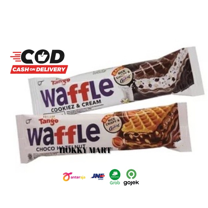 ( HOKKY ) TANGO WAFFLE CHOCO HAZELNUT/COOKIEZ AND CREAM / COKLAT WAFER TANGO RENYAH ECER