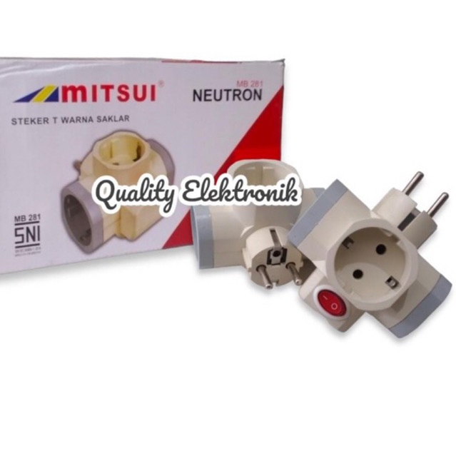STEKER T LISTRIK PLUG COMBINATION MERK AMASCO GLORY DAN MITSUI