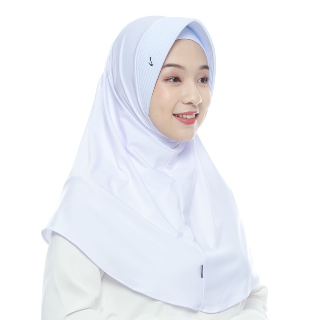 (ORI) HIJAB BERGO HAMIDAH SIZE M/.HIJAB SPORT/kerudung olah raga/bergo instan.