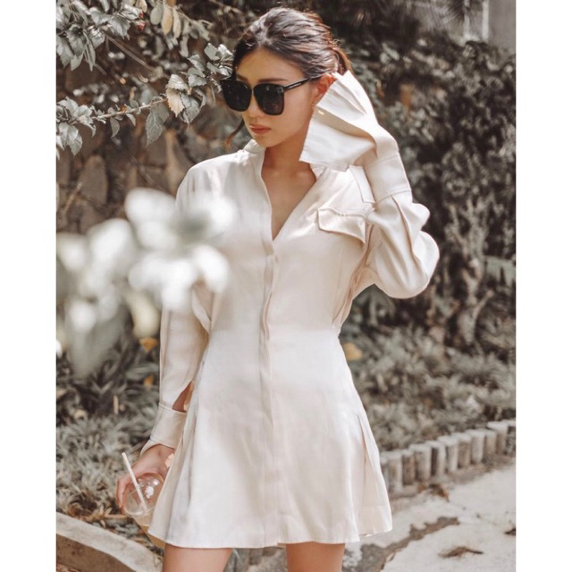 ISLA DRESS (ANAIN OFFICIAL) PRELOVED SHINY FABRIC LUSTER DRESS
