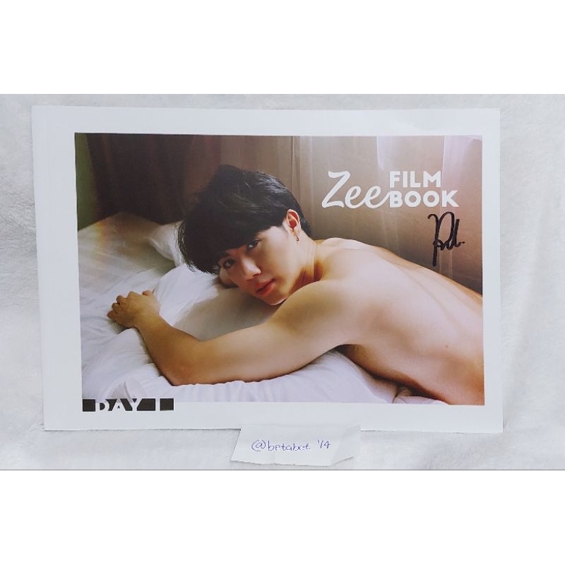 [BOOKED] ZEE FILMBOOK SIGNED Day 1 ver. Zee Pruk Panich Photobook Bertandatangan Asli Cutie Pie The 