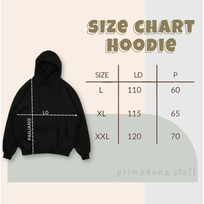 Primadona 1991 Hoodie Anak Tanggung Motif Lettering Bahan Fleece