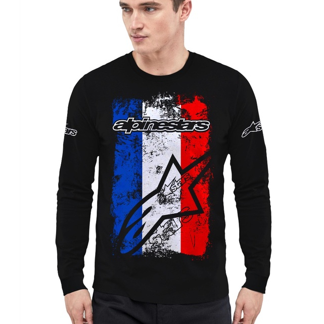 lengan panjang Trail,kaos distro cowok,kaos distro lengan panjang,kaos motor,atasan lengan panjang
