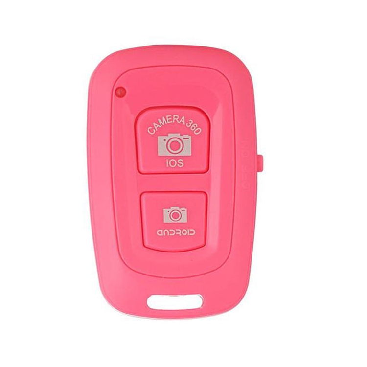 REMOTE BLUETOOTH KAMERA HP / REMOTE SHUTTER TOMSIS BLUETOOTH KAMERA SELFIE AH005 - XOBOX-Pink