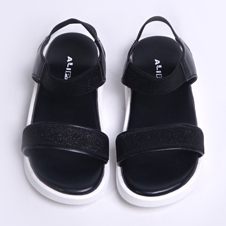 LAPEPA YUK - KAREN ALIPH Sandal Tali Anak Perempuan Usia 2 sampai 10 Tahun Sendal Anak cewek Wedges Tali Cewek Empuk Warna All Color Black Hitam cewe Slop Usia Umur 3 4 5 6 7 8 9 thn Tahun Premium Ori Original Mall Official Store