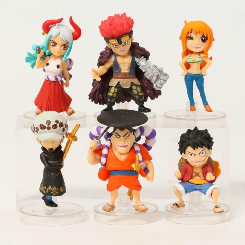 Action Figure One Piece WCF Yamato Kid Nami Law Oden Luffy