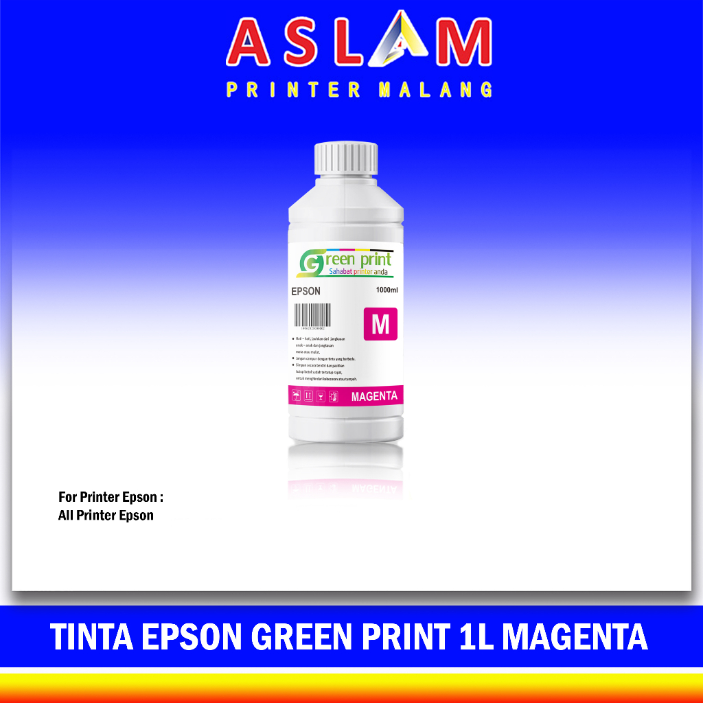 Tinta Epson 1 Liter Magenta Green Print Tinta Epson All Series